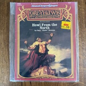 Vintage AD&D 2nd Edition Howl From the North WGS2 Greyhawk TSR 9337 1991